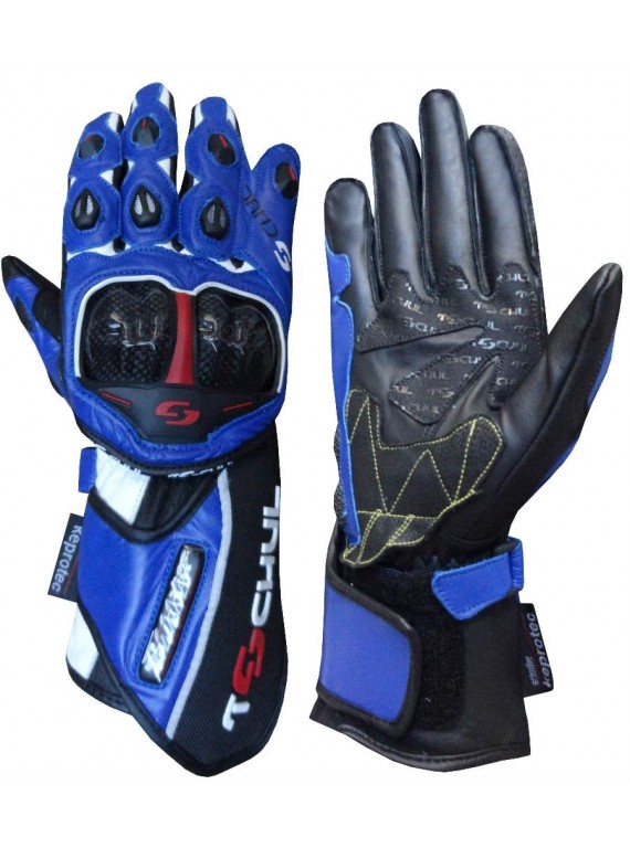 Мото-перчатки Tschul 250 синие